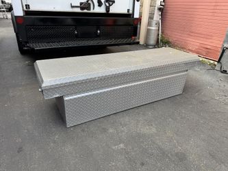 Good Condtion Heavy Duty 72” Aluminum Full Sized Deep Pickup Truck Toolbox Tool Box With Lights