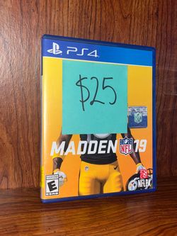 PlayStation Video Game Ps5 ps4 madden nfl football 19