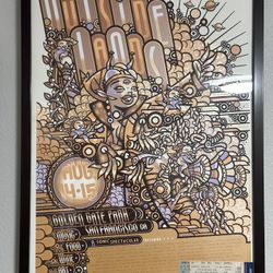 2010 Outside Lands Poster & Frame
