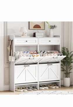 Shoe cabinet storage
