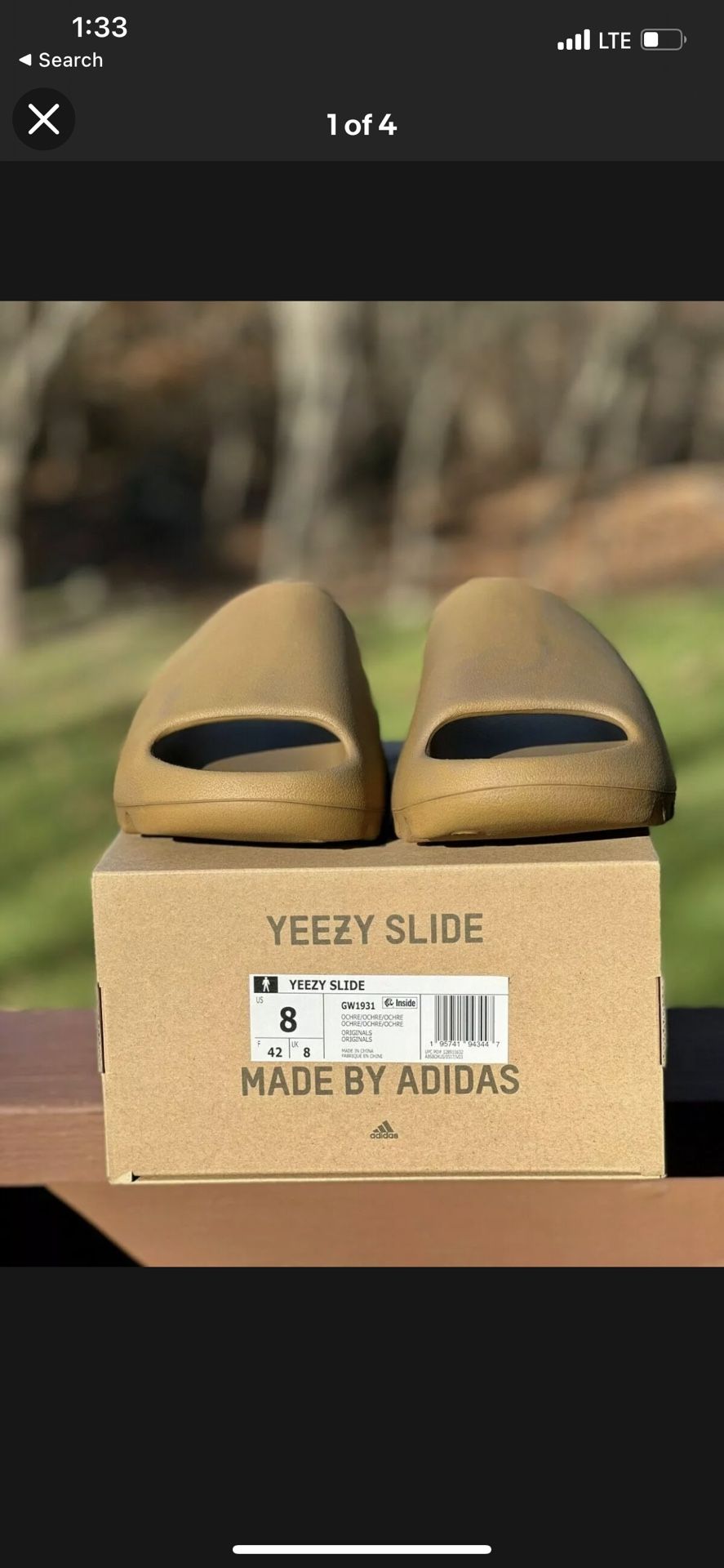 Yeezy Slide Ochre Size 8 display picture 1