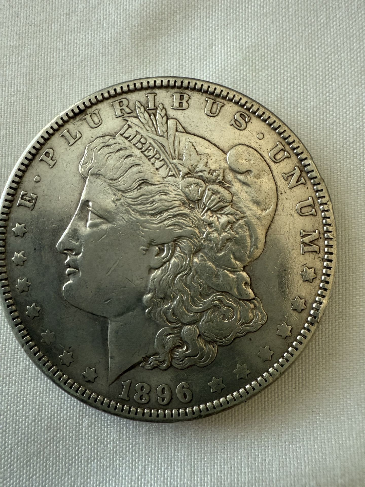 1896-O Silver Morgan Dollar