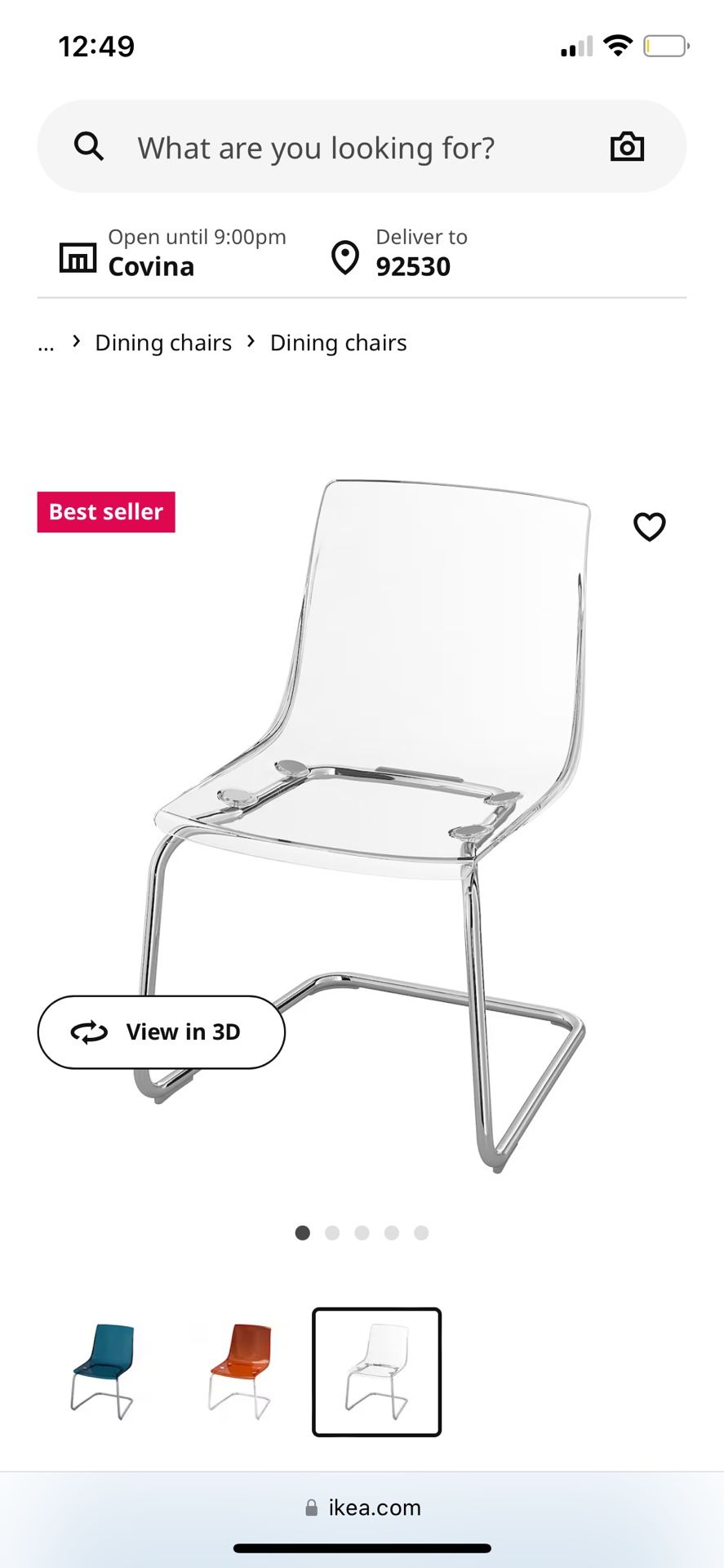 Clear Chairs 