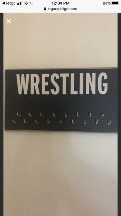 Wrestling custom made sign