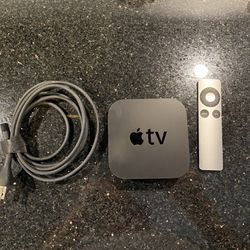 Apple TV HD Media Streamer Model A1469 with Remote
