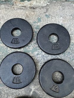 Cast Iron Standard Weight Plates Set