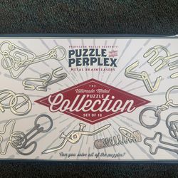 10 Pc Metal puzzles 