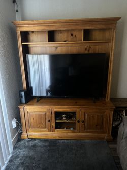 Wood Frame TV stand