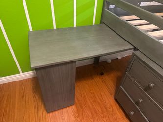 Hawthorne Twin Loft Bed with Desk
