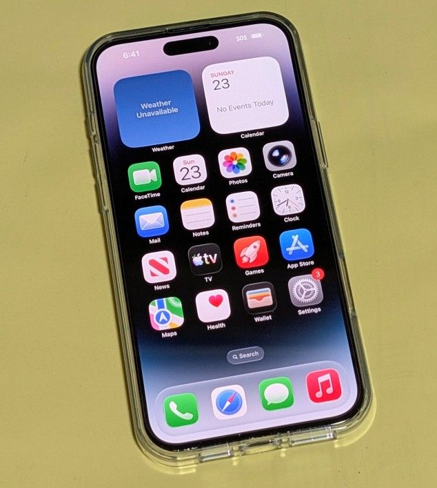 Like New iPhone 14 Pro Max 5G UNLOCKED For ANY Carrier Metro T-Mobile At&t Cricket Verizon Spectrum H2O Lycamobile Mint Simple Ultra Gen Mobile Telcel