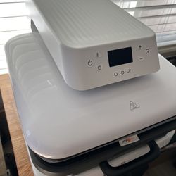 Heat Press For crafting! HTVRONT Auto Heat Press Machine for T Shirts - 15x15 Smart T Shirt Press Machine with Auto Release - Professional Heat Press