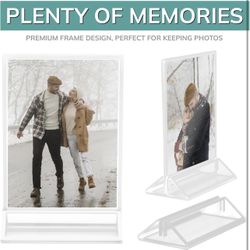 4 x 6 Clear Acrylic Sign Holder 6 Pack