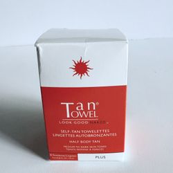 TanTowel Half Body Tan Towelettes - Plus, 10 Count (Pack of 1) Brand New Tanning