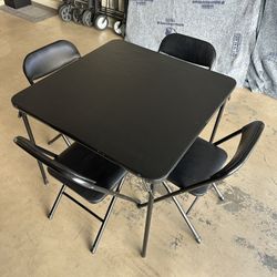 Table and 4 Chairs