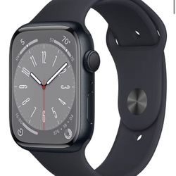 Apple Watch Series 8 [GPS + Cellular, 45mm] - Midnight Aluminum Case with Midnight Sport Band, M/L (used)