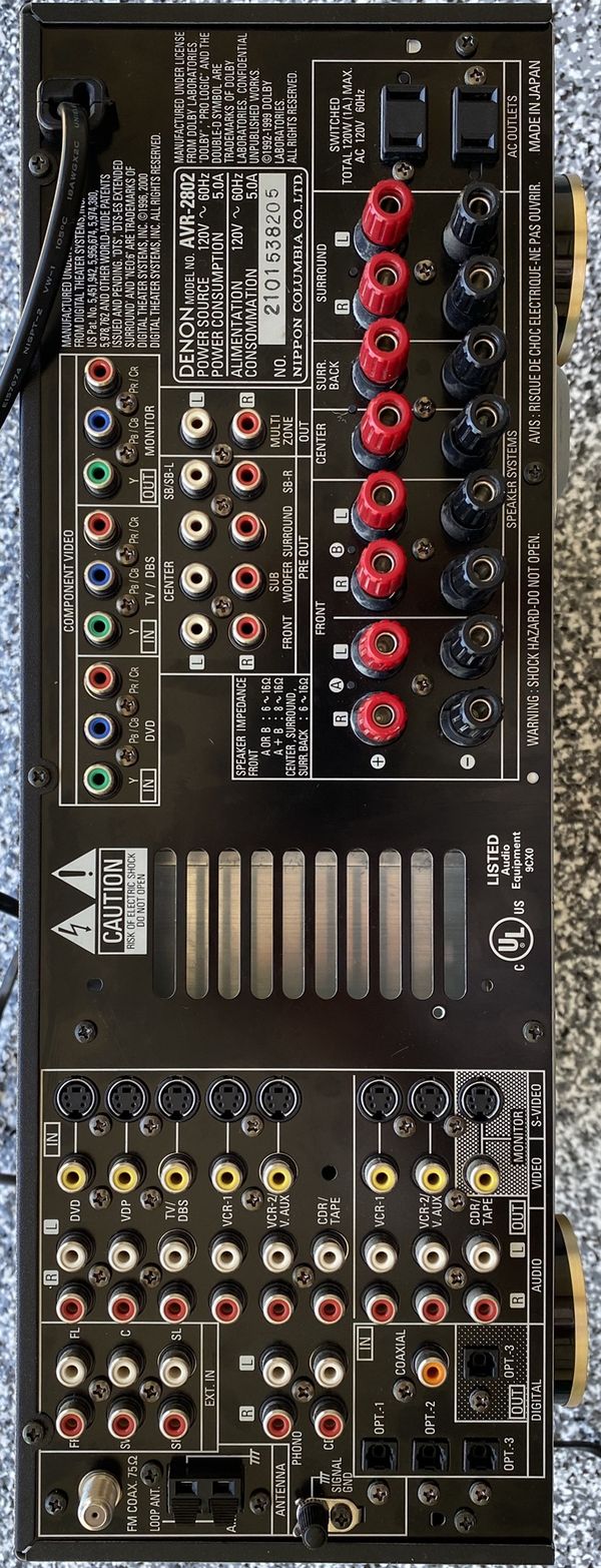 Denon avr -2802 receiver for Sale in Santee, CA - OfferUp
