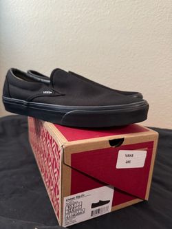 Vans Classic Slip-On Black/Black Men's 10.5
