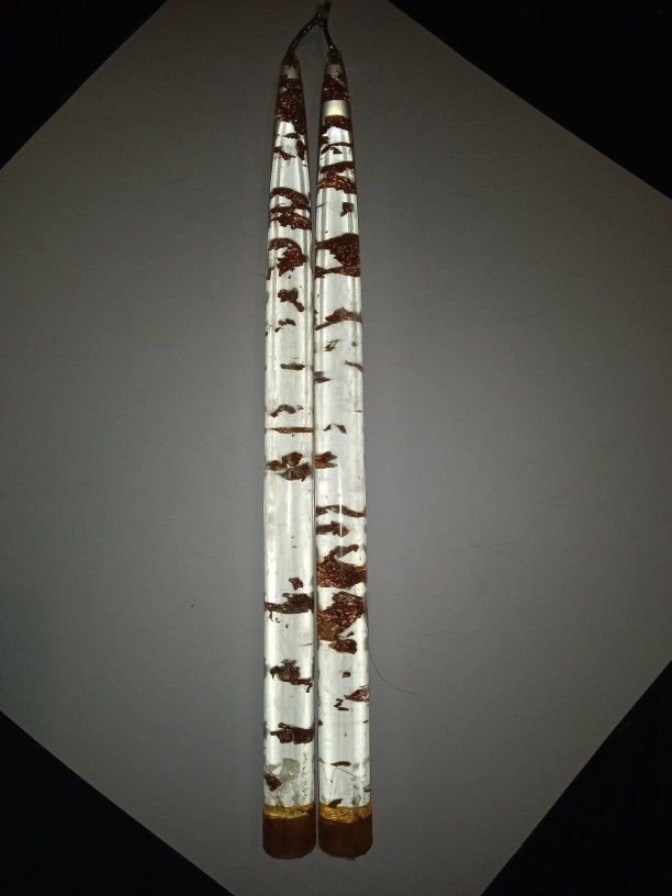 Rose Gold Lucite Candles