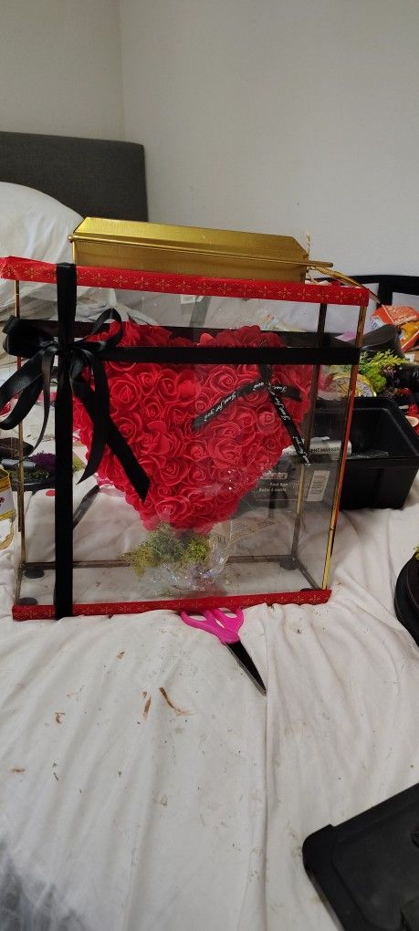 Classy Design Foam Rose Heart Or Bear