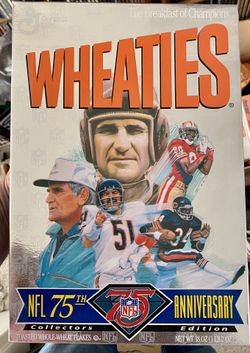 NFL 75th Anniversary Edition Wheaties Box