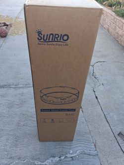 Sunrio swimming pool Round Metal Frame 10x30