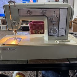 Vintage Sears Kenmore Model 158 Sewing Machine – Runs Like New, Fully Maintained with Original Accessories