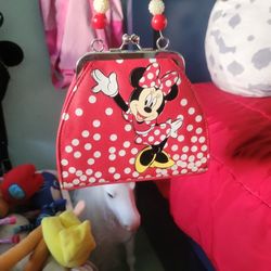 Little girls mickey mouse purse