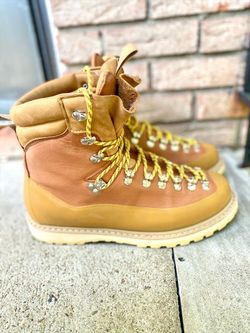DIEMME EVEREST Ankle High Brown Leather Made In Italy Boot Size 45