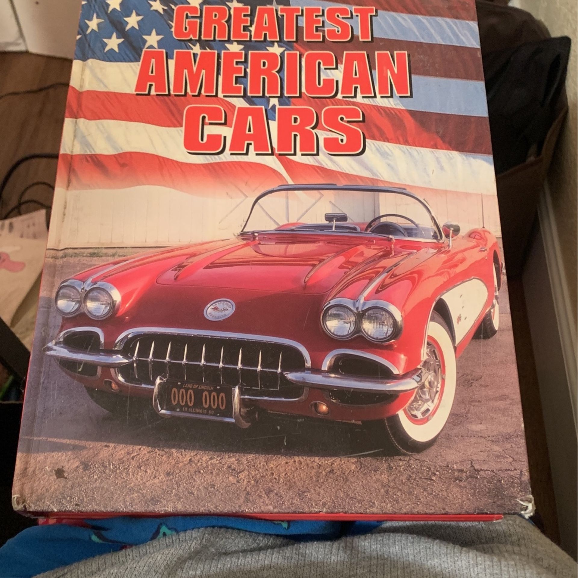 12” By 9” Great American Cars Book.