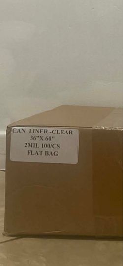 Trash bag clear