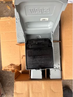12 ea - 60 Fused A/C Disconnect w/ Top Open (240V)