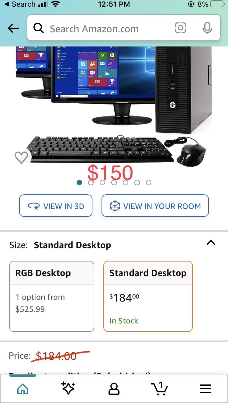 3.9 3.9 out of 5 stars 953 Reviews HP Elite 800G1 Desktop Computer Package - Intel Quad Core i5 3.3GHz, 16GB RAM, 240GB SSD 2TB HDD, Windows 10 Pro, D