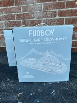 Inflatable Snowmobile Winter Sled Funboy