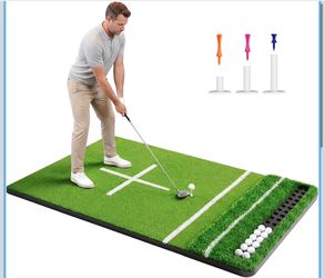 Golf Practice Mat with Ball Tray (5.2 x 4ft)