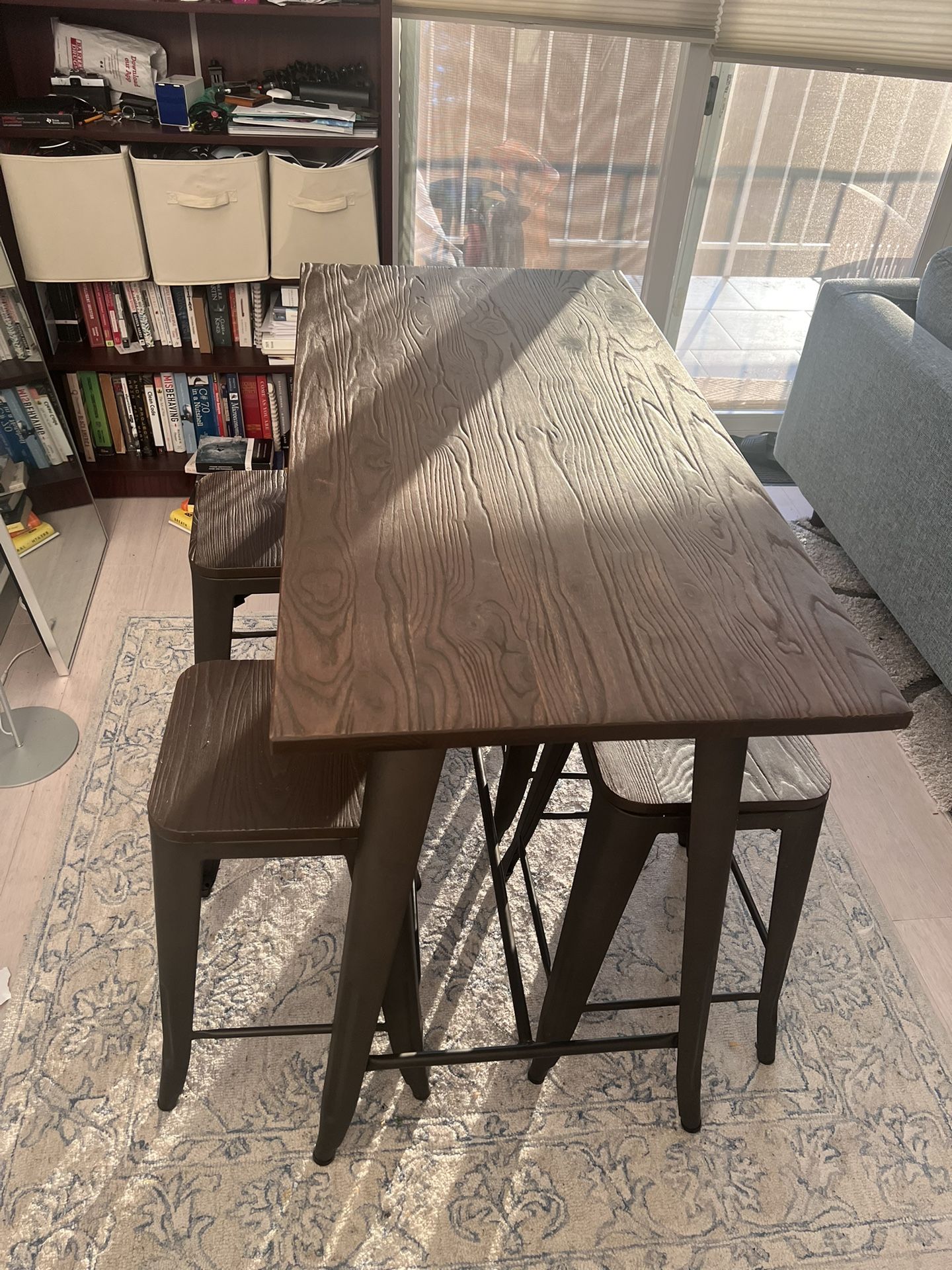 Counter Height Table and Stool Set