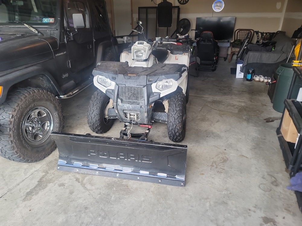 2017 Polaris Sportsman 570. Just had brand new power steering put Only Rode A Few Times And Used The Plow A Few. Garage Kept Since New. 
