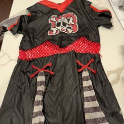 Girls Size Large Evil Cheerleader Costume 