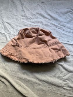 100% cotton Coral Pink Bucket Hat - One Size