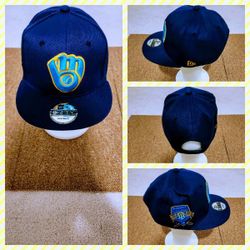 MILWAUKEE BREWERS MLB BASEBALL ⚾️ SNAPBACK HAT. 