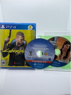 PS4 Bundle: Cyberpunk, GTA V & Horizon