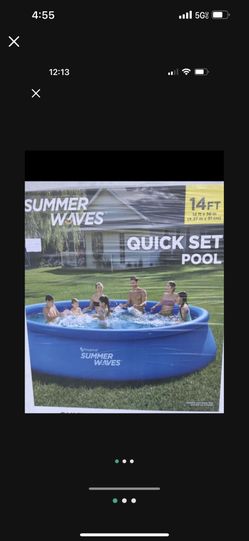 Summer waves 14 Ft Quick Set Pool!!