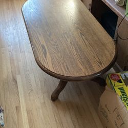 Solid Oak Coffee Table