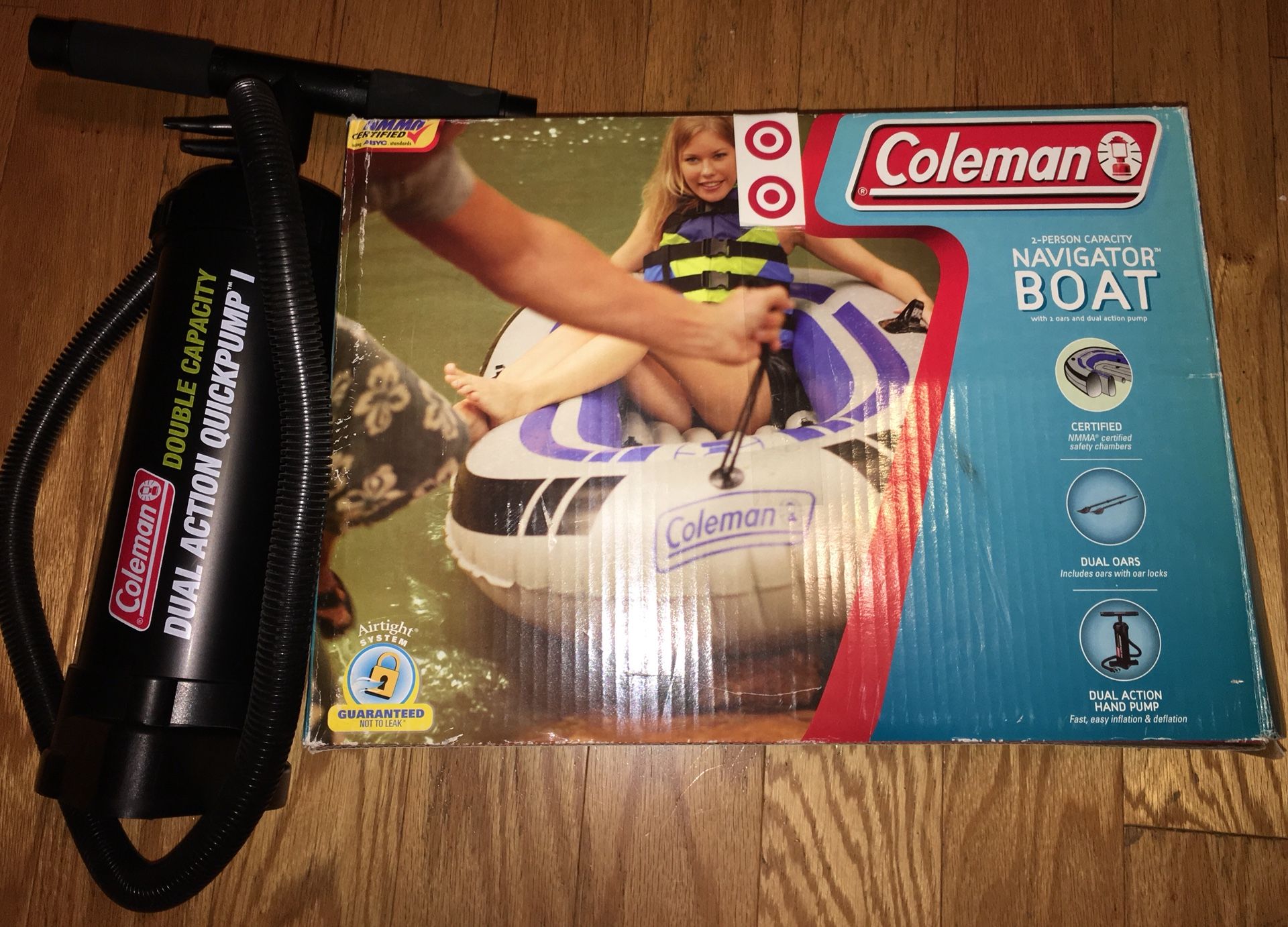 Coleman inflatable boat