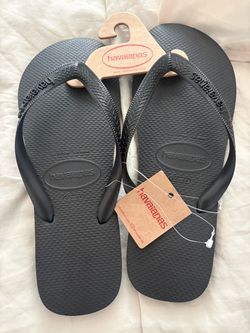 Men’s Havaianas Sandals – Black – Size 11/12 (43-44)