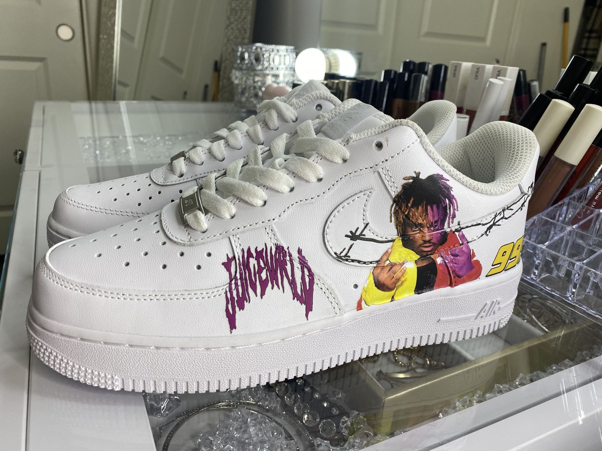 Custom Juice Wrld Air Force Ones for Sale in Norco, CA OfferUp