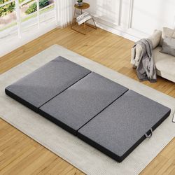 Tri-fold 6'' Memory Foam Mattress