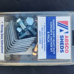 2 Packs Shed Anchor Set