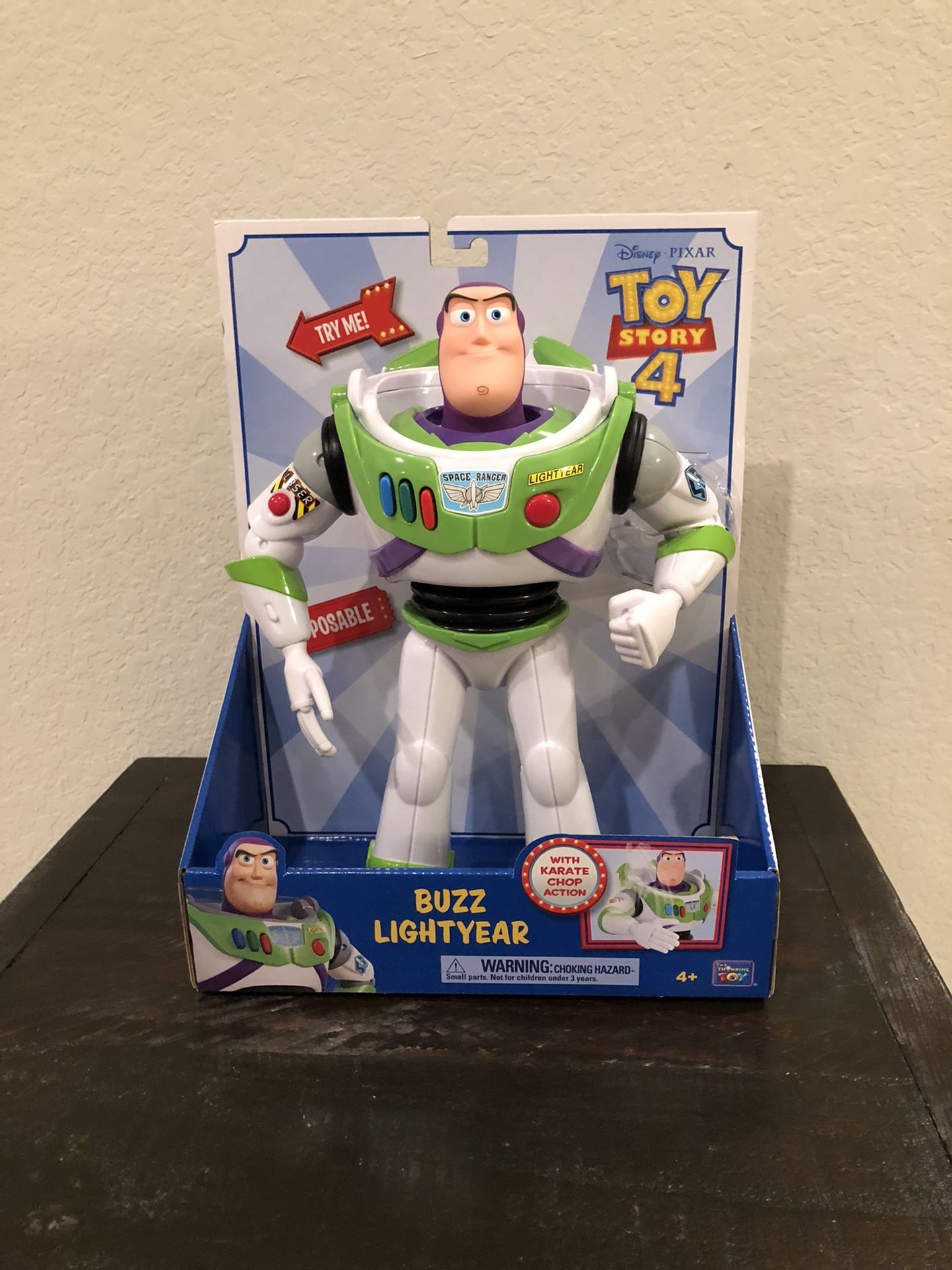 Disney Pixar Toy Story Buzz Lightyear With Karate Chop Action
