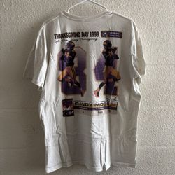 vintage rare randy moss mitchell & ness size L