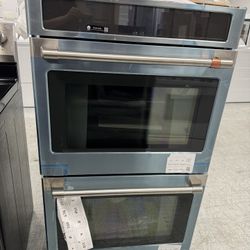 Café 30 In Double Electric Wall Oven With Convection And Air Fly